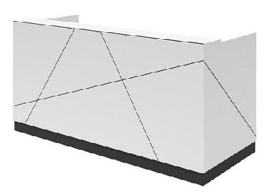 dd apollo reception counter 2100w x 900d x 1100h 