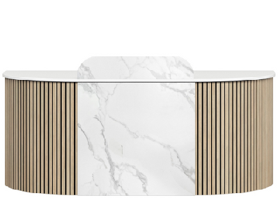 dd roxburgh front panel premium reception desk2100w x 750d x 730h
