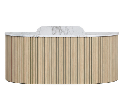 dd roxburgh premium counter desk2700w x 750d x 900h
