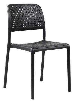 ez bora hospitality outdoor stackable dining chair anthracite