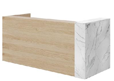 dd merri boxer premium reception counter 1800w x 850d x 1100h / left 