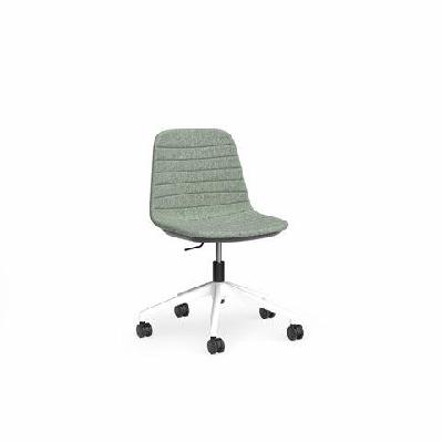 ol sofia fabric upholstered boardroom chairwhite / leaf