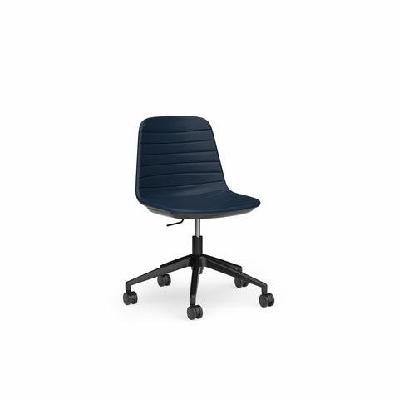 ol sofia pu leather upholstered boardroom chairblack / navy