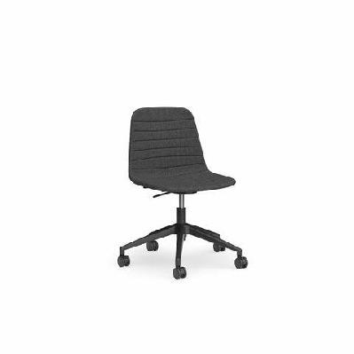 ol sofia fabric upholstered boardroom chairblack / pewter