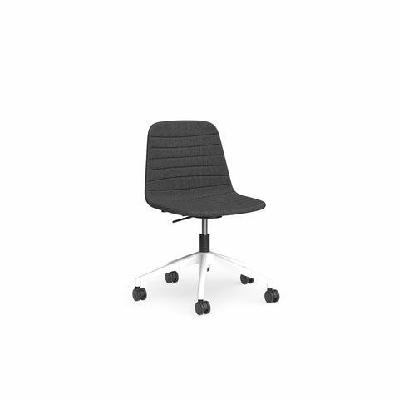 ol sofia fabric upholstered boardroom chairwhite / pewter