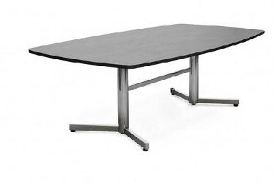 dd supreme chrome base boardroom table l2400 x d1200 