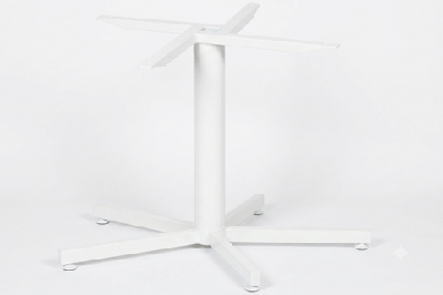 dd cc plus heavy duty metal meeting table legsø1500 mm 5 star base / white