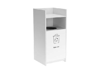 dd open top office trash bins