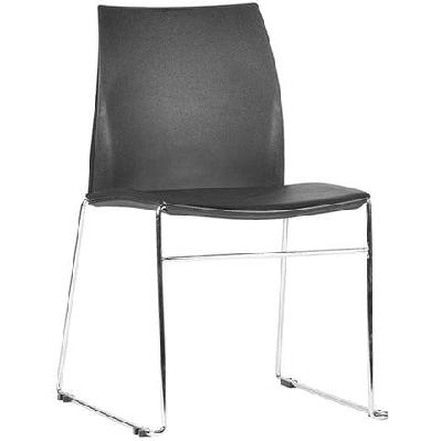 st vinn mesh back sled base hospitality stackable chairplastic / without arm rest