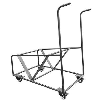 st vinn metal framed trolley for vinn stackable chairs white