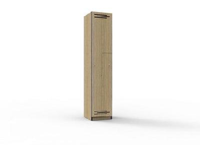 rl step 2 door melamine lockernatural oak