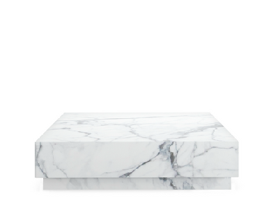 dd velorian square coffee table marble look 
