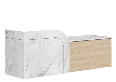 dd vienna reception counter2700 mm / marble