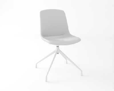 ol vista pivot fully upholstered swivel chairwhite