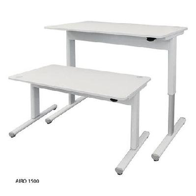 vc airo – height adjustable desk with table top w1500 x d800 x t23