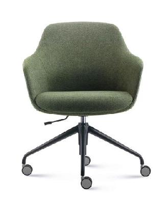 rl aspen fabric upholstered boardroom chairolive green
