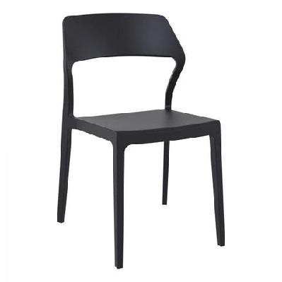 fl snow stackable hospitality outdoor chairblack