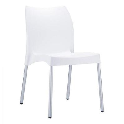 fl vita hospitality outdoor stackable chairwhite