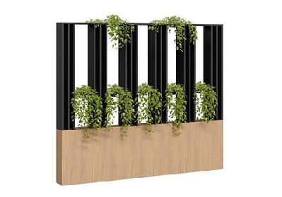 dd corridor vertical garden divider2640 mm / without plants