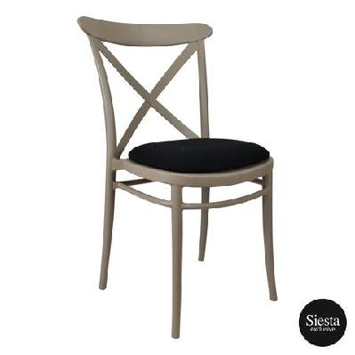 fl cross back hospitality outdoor chair with cushion olive green 