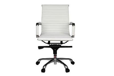 gp aero medium back pu office chairwhite