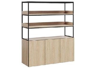dd halo welded storage unit1800mm / black frame