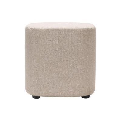rl kali fabric upholstered square ottoman charcoal