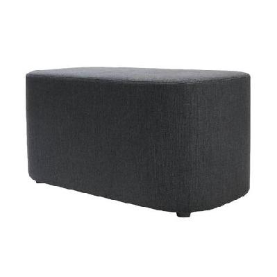 rl kali fabric upholstered rectangular ottoman charcoal