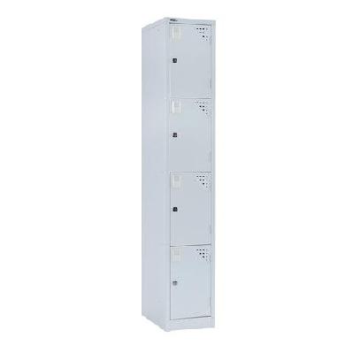 rl go 4 door metal locker silver grey / 305 mm