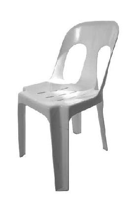 rl pippee stackable hospitality chair white