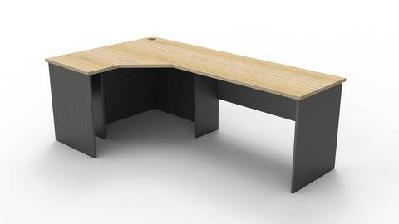 rl rapid worker corner desknatural oak / 1200w x 2100w