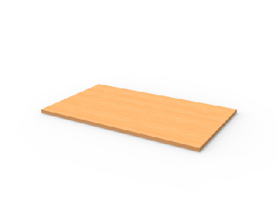 rl rapid melamine board table topbeech / 1200w x 600d