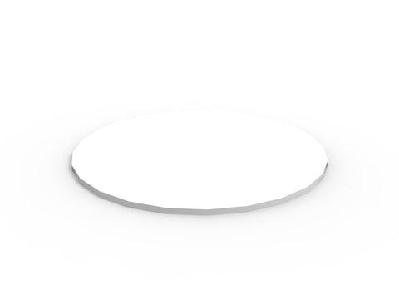 tw disk base round bar tablenatural white / 1200mm dia