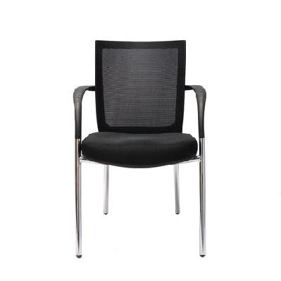 rl wmv chrome 4 leg meshback visitor armchair