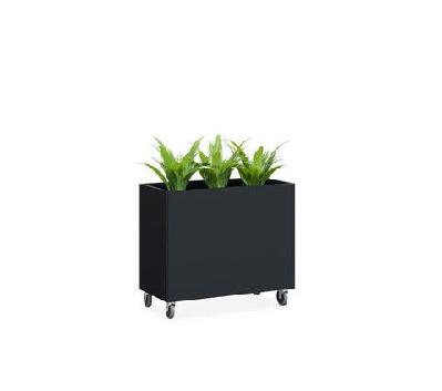 dd garden portable planter box on castors 1200w x 300d x 700h 