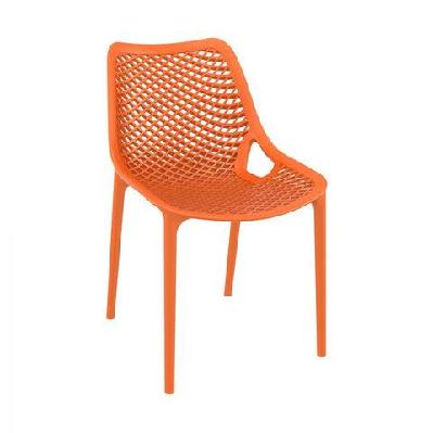 fl air hospitality outdoor stackable chairorange