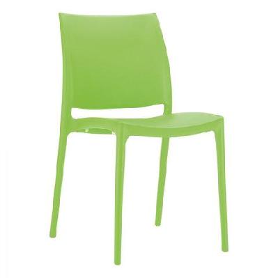 fl maya stackable hospitality outdoor chairgreen