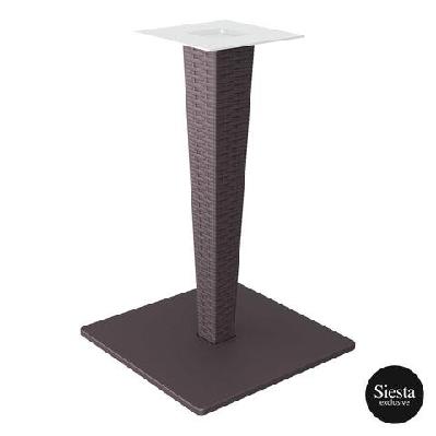 fl riva hospitality outdoor bar table basechocolate
