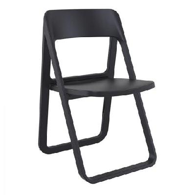 fl dream folding hospitality outdoor chairblack