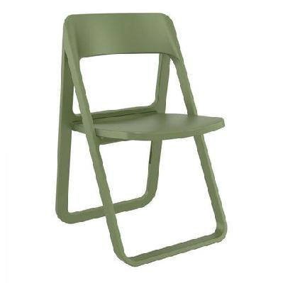 fl dream folding hospitality outdoor chairolive green