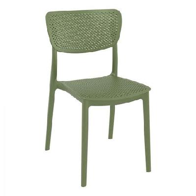 fl lucy hospitality outdoor chairolive green