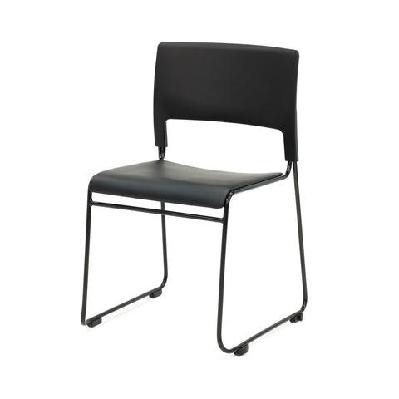 rl apollo sled base stackable visitor chair without seat pad