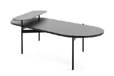 rl nido metal leg oval coffee table