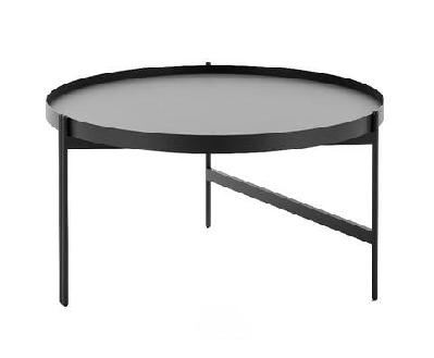 rl nido metal leg round coffee table 800dia x 435h