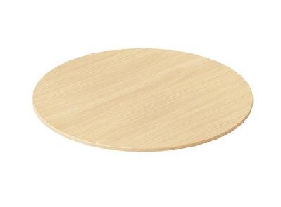 tw disk base round bar tablenatural oak / 1200mm dia