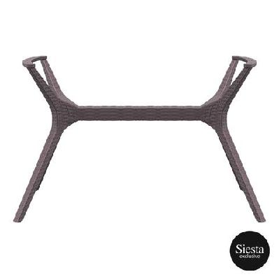 fl ibiza hospitality table legs1120w x 7250h x 580d / chocolate
