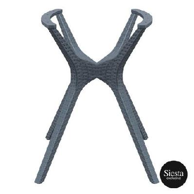 fl ibiza hospitality table legs800w x 7250h 580d / anthracite