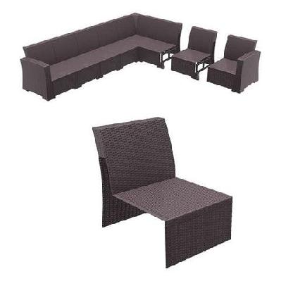 fl siesta monaco extension part for monaco outdoor loungechocolate / none