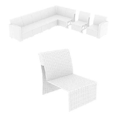 fl siesta monaco extension part for monaco outdoor loungewhite / none