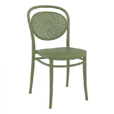 fl marcel stackable hospitality outdoor chairolive green